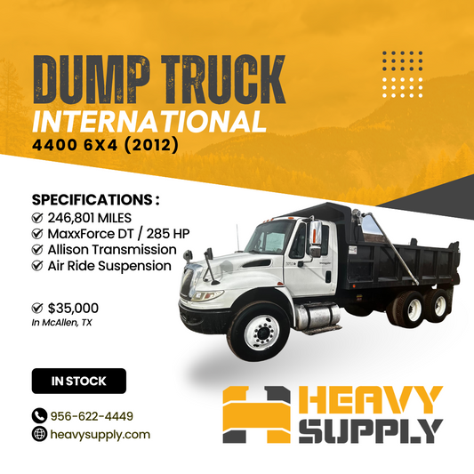 DUMP TRUCK | INTERNATIONAL | 4400 6x4 (2012)