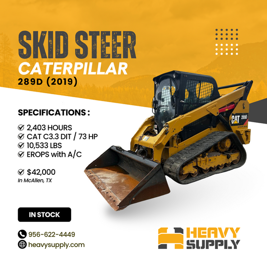 SKID STEER | CATERPILLAR | 289D (2019)