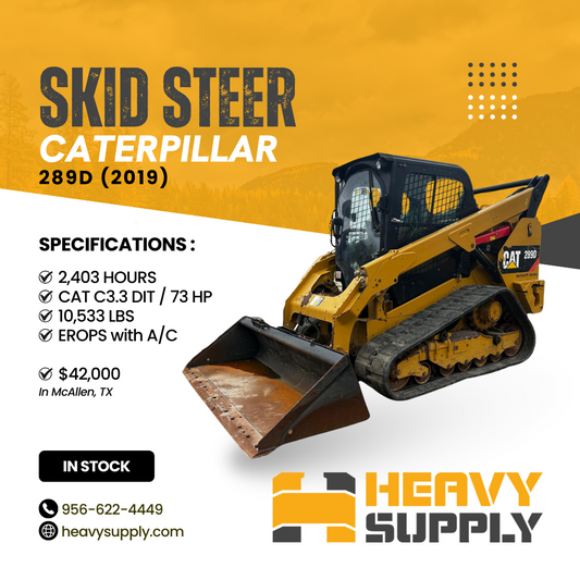 SKID STEER | CATERPILLAR | 289D (2019)