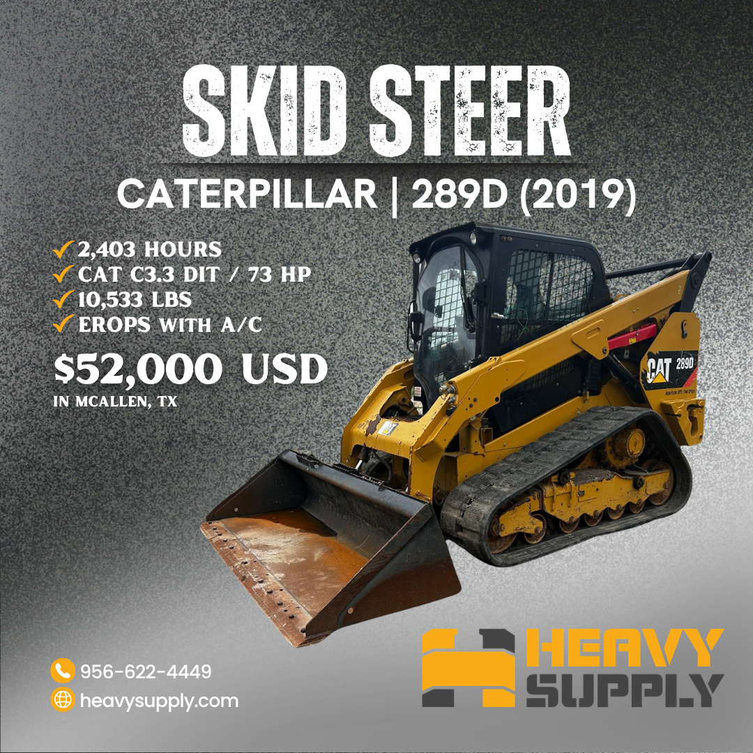 SKID STEER | CATERPILLAR | 289D (2019)