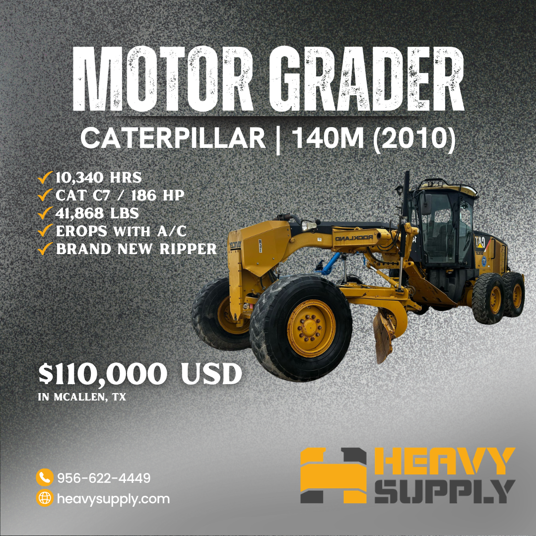 MOTOR GRADER | CATERPILLAR | 140M (2010)
