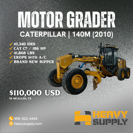MOTOR GRADER | CATERPILLAR | 140M (2010)
