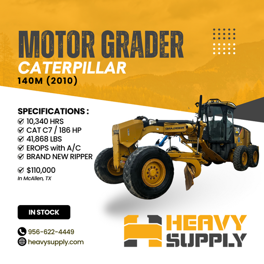 MOTOR GRADER | CATERPILLAR | 140M (2010