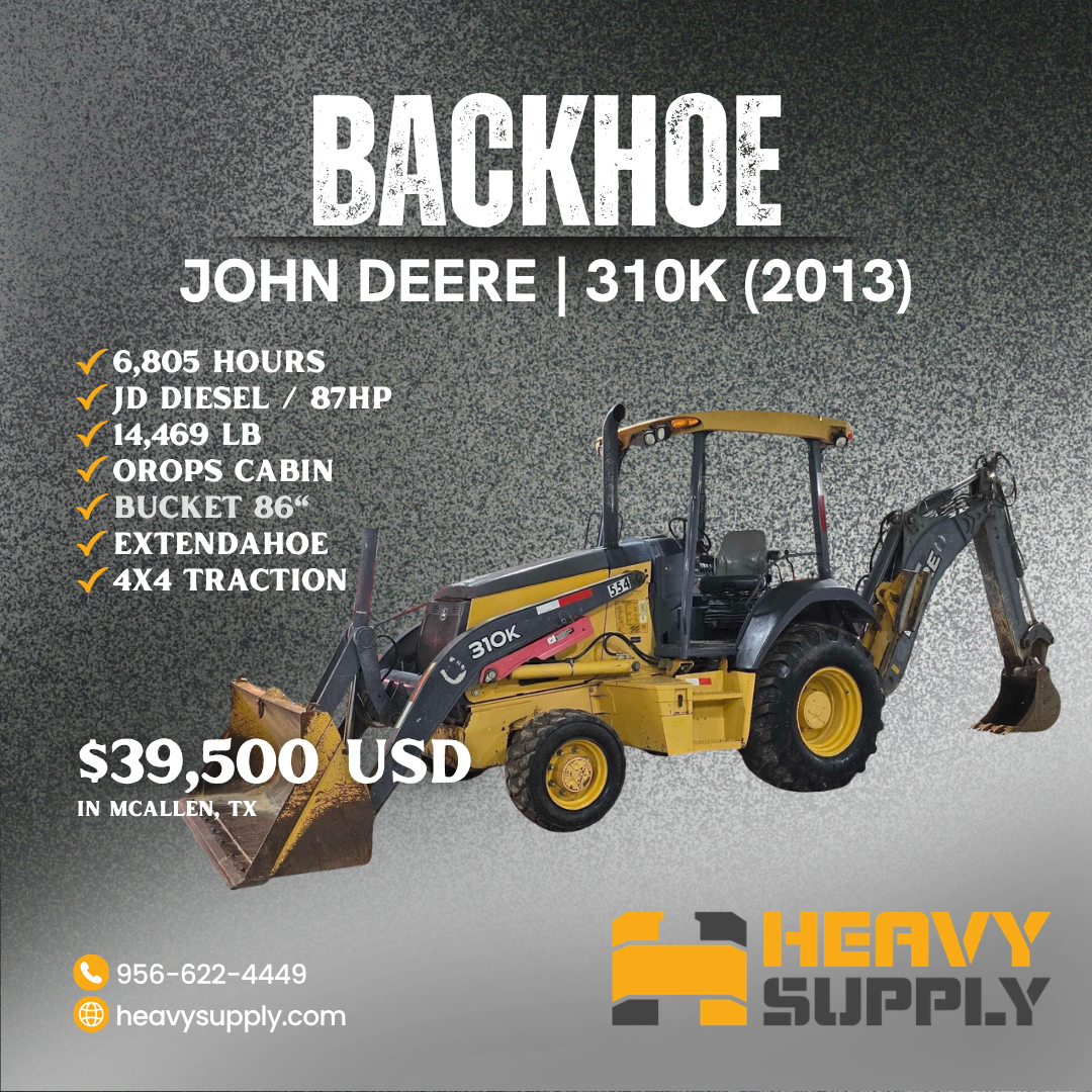 BACKHOE | JOHN DEERE | 310K (2013)