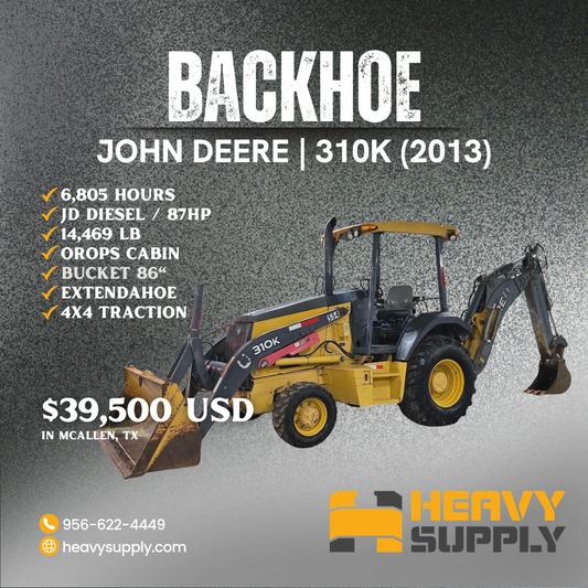 BACKHOE | JOHN DEERE | 310K (2013)
