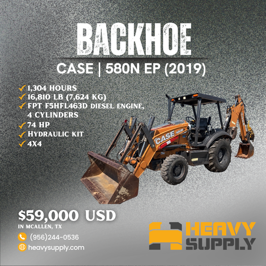 BACKHOE | CASE | 580N EP (2019)