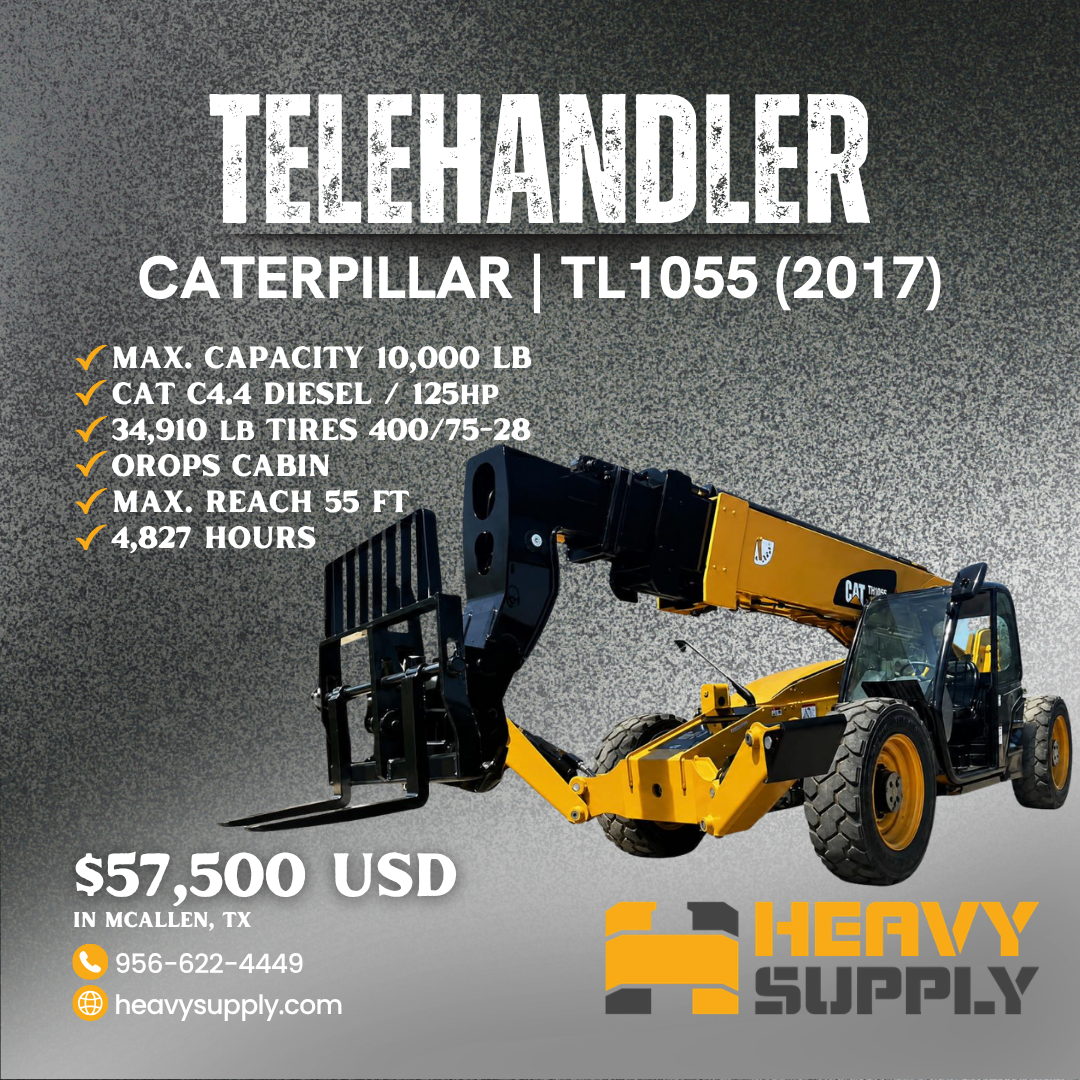 TELEHANDLER | CAT | TL1055 (2017)
