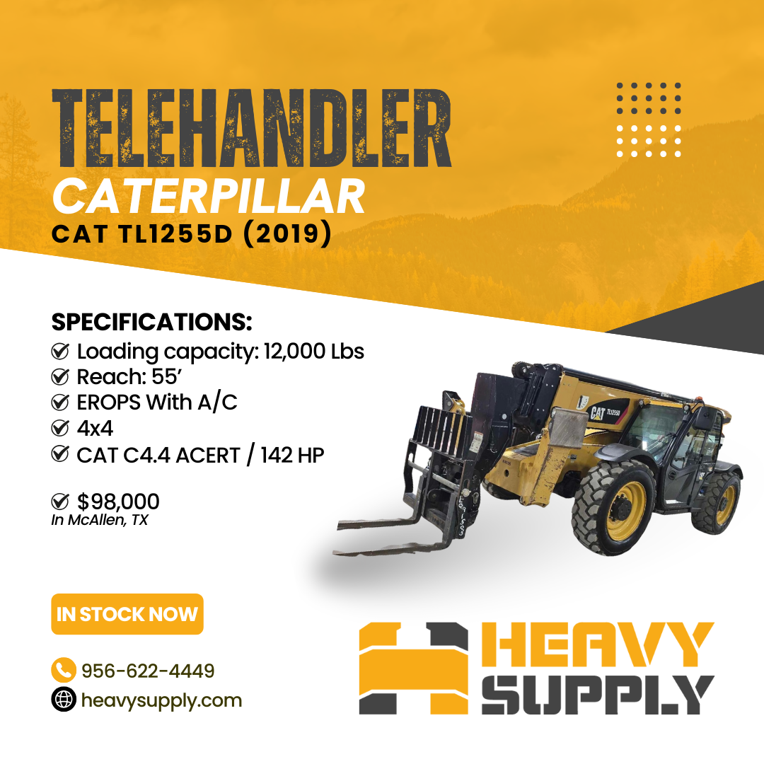 TELEHANDLER | CAT | CAT TL1255D (2019)