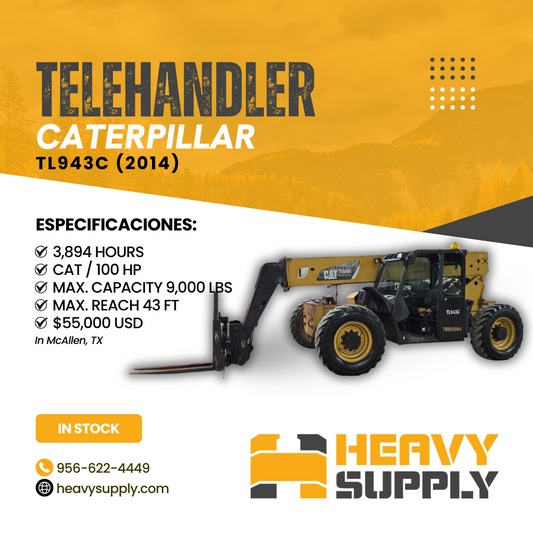 TELEHANDLER | CAT | TL943C (2014)